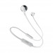 JBL Tune T205 Wireless Earbud Headphones - безжични слушалки с микрофон за мобилни устройства (бял-сребрист) 1