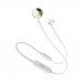 JBL Tune T205 Wireless Earbud Headphones - безжични слушалки с микрофон за мобилни устройства (бял-златист) 1