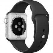 Apple Sport Band S/M & M/L - оригинална силиконова каишка за Apple Watch 38мм, 40мм (черен) (reconditioned) (Apple Box) 5