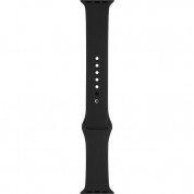 Apple Sport Band S/M & M/L - оригинална силиконова каишка за Apple Watch 38мм, 40мм (черен) (reconditioned) (Apple Box) 3