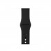 Apple Sport Band S/M & M/L - оригинална силиконова каишка за Apple Watch 38мм, 40мм (черен) (reconditioned) (Apple Box) 3