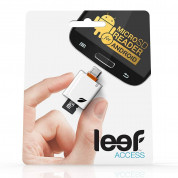 Leef Access Mobile SD Card Reader Android - четец за microSD карти за мобилни устройства с MicroUSB (бял) 3
