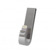 Leef iBRIDGE 3 Mobile Memory 128GB - външна памет за iPhone, iPad, iPod с Lightning (128GB) (сребрист) 