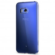 Spigen Liquid Crystal Case - тънък качествен термополиуретанов кейс за HTC U11 (прозрачен)  8
