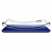 Spigen Liquid Crystal Case - тънък качествен термополиуретанов кейс за HTC U11 (прозрачен)  6