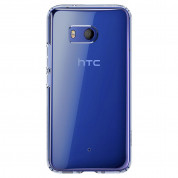 Spigen Liquid Crystal Case - тънък качествен термополиуретанов кейс за HTC U11 (прозрачен)  7