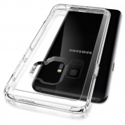 Spigen Slim Armor Crystal Case - хибриден кейс с най-висока степен на защита за Samsung Galaxy S9 (прозрачен) 5
