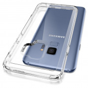 Spigen Slim Armor Crystal Case - хибриден кейс с най-висока степен на защита за Samsung Galaxy S9 (прозрачен) 12