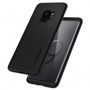 Spigen Thin Fit 360 case and full cover glass protector for Samsung Galaxy S9 (matte black) 3