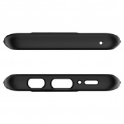 Spigen Thin Fit 360 - комплект тънък матиран кейс и стъклено защитно покритие за целия дисплей за Samsung Galaxy S9 (черен) 7