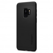 Spigen Thin Fit 360 case and full cover glass protector for Samsung Galaxy S9 (matte black) 8