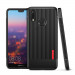 Verus Single Fit Label Case - хибриден удароустойчив кейс за Huawei P20 Lite (черен) 2