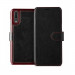 Verus Dandy Layered Case - кожен калъф, тип портфейл за Huawei P20 (черен) 1