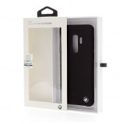 BMW Signature Silicone Hard Case - твърд силиконов кейс за Samsung Galaxy S9 Plus (черен) 3