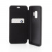BMW Signature Leather Booktype Case - кожен калъф (естествена кожа), тип портфейл за Samsung Galaxy S9 (черен) 2