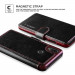 Verus Dandy Layered Case - кожен калъф, тип портфейл за Huawei P20 Lite (черен) 3
