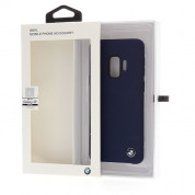 BMW Signature Silicone Hard Case - твърд силиконов кейс за Samsung Galaxy S9 (тъмносин) 3