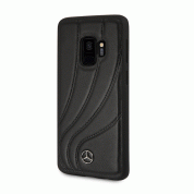 Mercedes-Benz New Organic II Hard Case - кожен кейс (естествена кожа) за Samsung Galaxy S9 (черен) 1