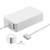 MicroBattery 45W MagSafe 2 Power Adapter EU - захранване за MacBook Air и USB изход за зареждане на мобилни устройства