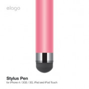 Elago Stylus Pink Pen with Clip for iPhone 4, 3GS, 3G, iPad and iPod Touch, Galaxy S and Galaxy Tab 2