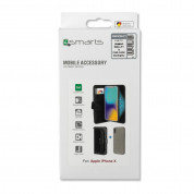 4smarts Ultimag 2in1 Flip Wallet and Car Case - кожен калъф и кейс с магнитно захващане за iPhone XS, iPhone X (черен) 6