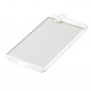 eStuff Tempered Glass 2.5D Full Cover - калено стъклено защитно покритие за целия дисплея на Samsung Galaxy S7 Edge (бял)