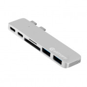 eStuff Allure USB-C Hub Pro (silver)