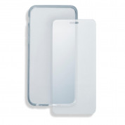 4smarts 360° Protection Set - тънък силиконов кейс и стъклено защитно покритие за дисплея на OnePlus 6 (прозрачен) 1