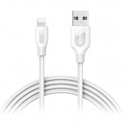 Anker Powerline+ Nylon Lightning cable 1.8m - сертифициран Lightning кабел за iPhone, iPad и iPod с Lightning (1.8 м) (бял)