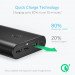 Anker PowerCore+ 26800 mAh Qualcomm Quick Charge 3.0 - преносима външна батерия с 3 USB изхода и технология за бързо зареждане (черен) 3