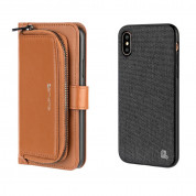 4smarts Ultimag 2in1 Flip Wallet and Car Case for iPhone XS, iPhone X (brown) 1