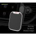 AIRNANO Pad QI Fast Wireless Car Vent Holder - поставка за радиатори на кола с възможност за безжично зареждане за QI съвместими смартфони (черен) 2