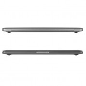 Moshi iGlaze Case - матиран предпазен кейс за MacBook Pro 13 Touch Bar (черен-прозрачен) 6