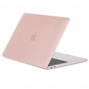 Moshi iGlaze Case - матиран предпазен кейс за MacBook Pro 13 Touch Bar (розов-прозрачен)