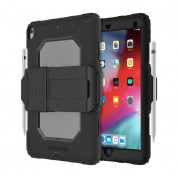 Griffin Survivor All Terrain Rugged Case - защита от най-висок клас за iPad Air 3 (2019), iPad Pro 10.5 (черен)