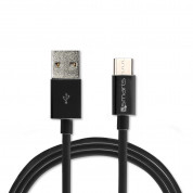 4smarts Basic LinkCord USB-C Data Cable - USB-C кабел за мобилни устройства (100 см) (черен)