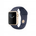 Apple Sport Band S/M & M/L - оригинална силиконова каишка за Apple Watch 42мм, 44мм (тъмносин) (reconditioned) (Apple Box) 1