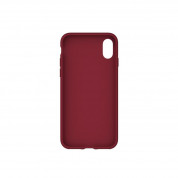 Adidas XbyO Or Moulded Case - поликарбонатов кейс с TPU рамка за iPhone XS, iPhone X (червен) 6