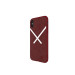 Adidas XbyO Or Moulded Case - поликарбонатов кейс с TPU рамка за iPhone XS, iPhone X (червен) 2