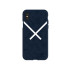 Adidas XbyO Or Moulded Case - поликарбонатов кейс с TPU рамка за iPhone XS, iPhone X (син) 2