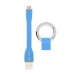 4smarts KeyRing MicroUSB Cable - кабел тип ключодържател за всички устройства с MicroUSB (10 см) (син) 3