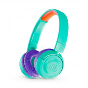 JBL JR300 BT Kids Wireless Оn-Ear Headphones - безжични слушалки подходящи за деца за мобилни устройства (светлосин)