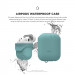Elago Airpods Waterproof Case - водоустойчив силиконов калъф за Apple Airpods (светлосин) 2