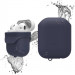 Elago Airpods Waterproof Case - водоустойчив силиконов калъф за Apple Airpods (тъмносин) 1