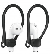 Elago AirPods EarHooks - силиконови кукички за Apple Airpods и Apple Airpods 2 (черен)