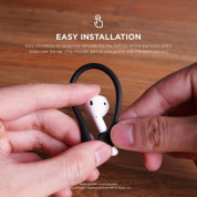 Elago AirPods EarHooks - силиконови кукички за Apple Airpods и Apple Airpods 2 (черен) 3