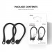 Elago AirPods EarHooks - силиконови кукички за Apple Airpods и Apple Airpods 2 (черен) 5