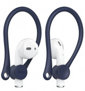 Elago AirPods EarHooks - силиконови кукички за Apple Airpods и Apple Airpods 2 (тъмносин)