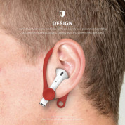 Elago AirPods EarHooks - силиконови кукички за Apple Airpods и Apple Airpods 2 (червен) 2
