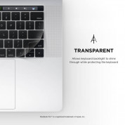 Elago Keyboard Skin - силиконов протектор за клавиатурата на MacBook Pro with Touch Bar (модели от 2016 до 2020 година) (прозрачен-мат) 5